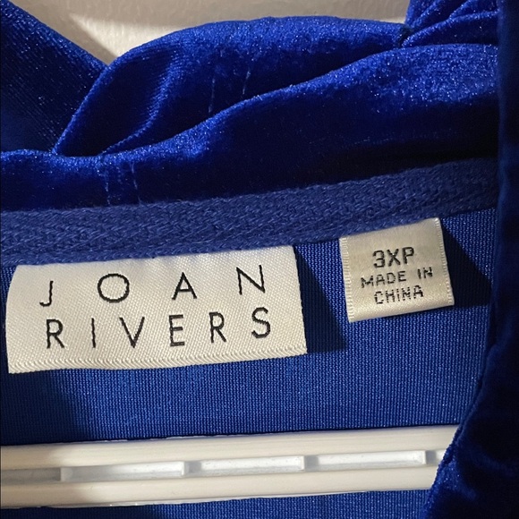 Joan Rivers 90’s Royal Blue Robe Size 3XP - Picture 4 of 11